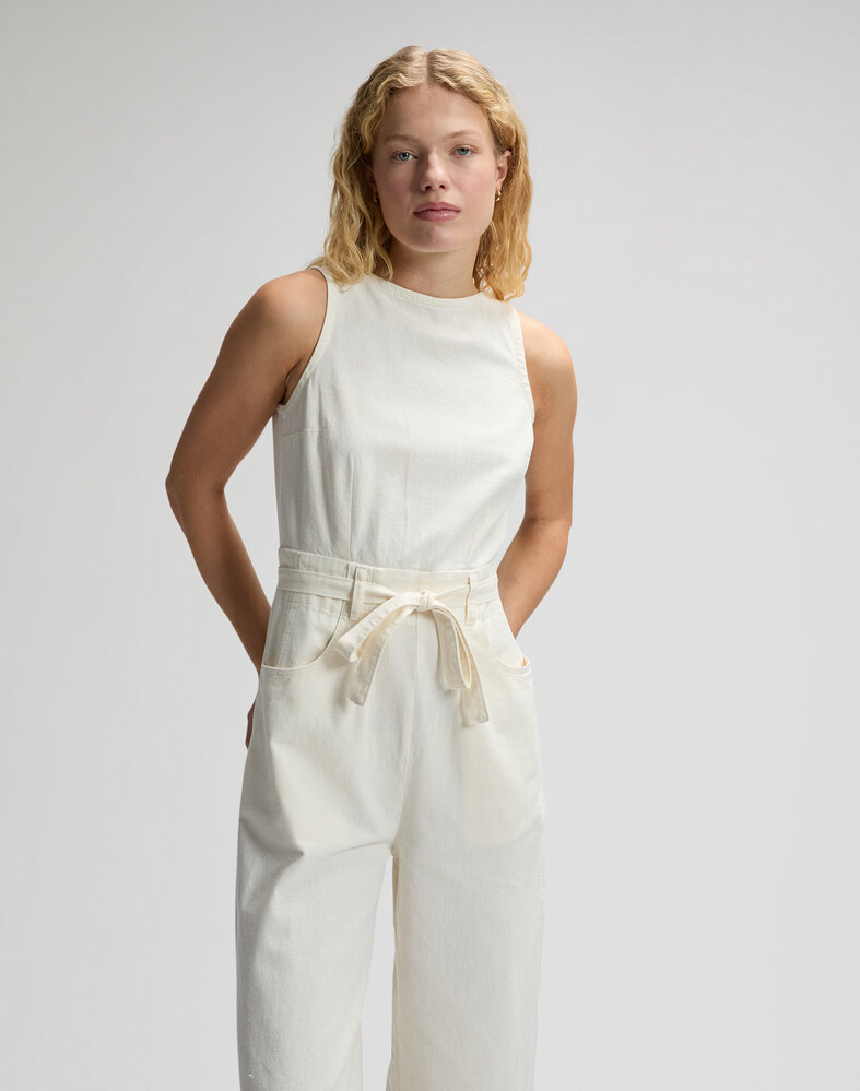 LEE Jumpsuit || Boatneck Jumpsuit || Natural