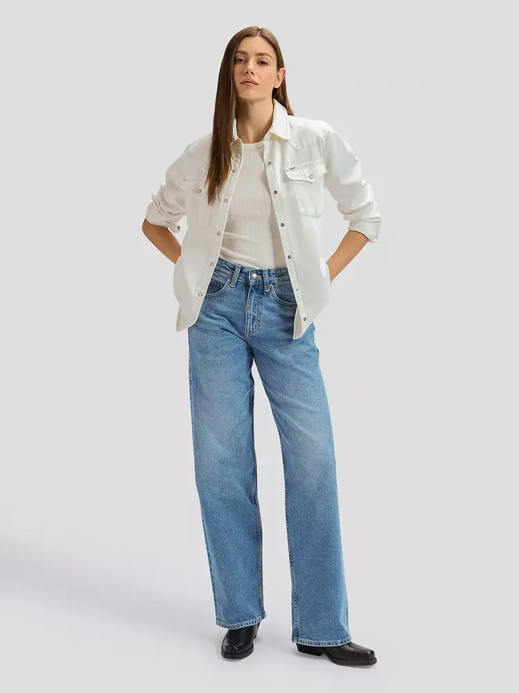 LEE Straight Fit || Rider loose || Blue Koi LEE Straight Fit || Rider loose || Blue Koi
