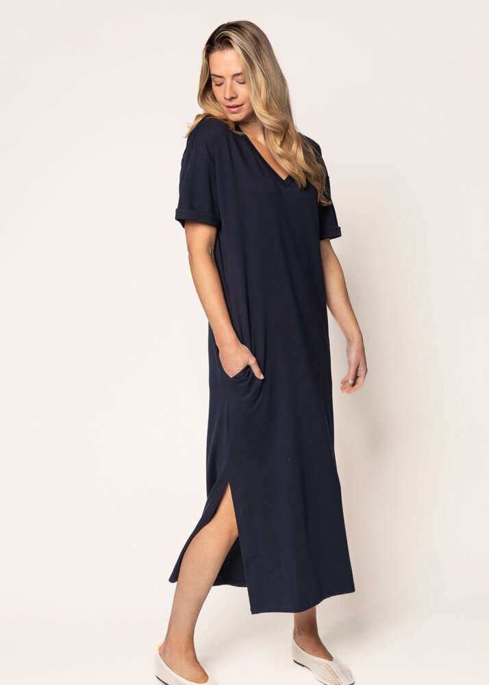 SIMPLE the Brand Jurk || Pauly || Marine