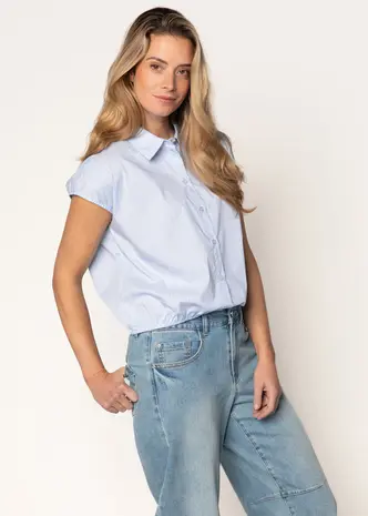SIMPLE the Brand Blouse || Bo || Ice Blue