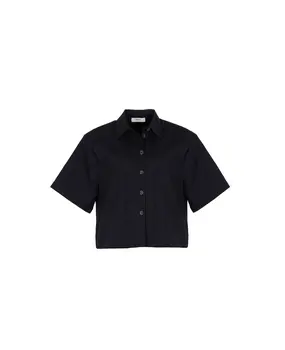 SIMPLE the Brand Blouse || Quenty || Marine