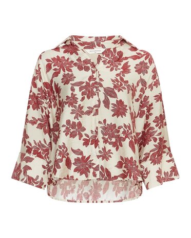 MSCH Copenhagen Blouse || Vildana 3/4 || Rhubarb Flower
