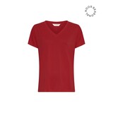 MSCH Copenhagen T-shirt || Fenya V-hals || Rhubarb MSCH Copenhagen T-shirt || Fenya V-hals || Rhubarb