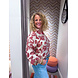 MSCH Copenhagen Blouse || Vildana 3/4 || Rhubarb Flower