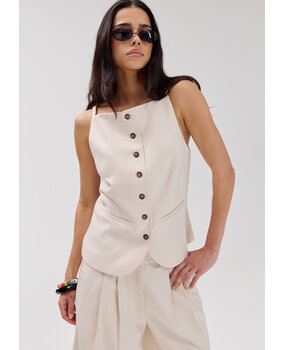 Harper & Yve Gilet || Rey-GI || Ecru