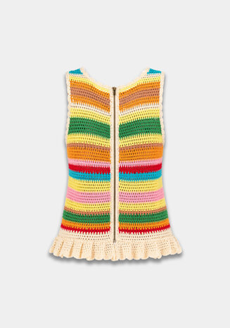 Harper & Yve Top || Martha-SS || Multi Stripe