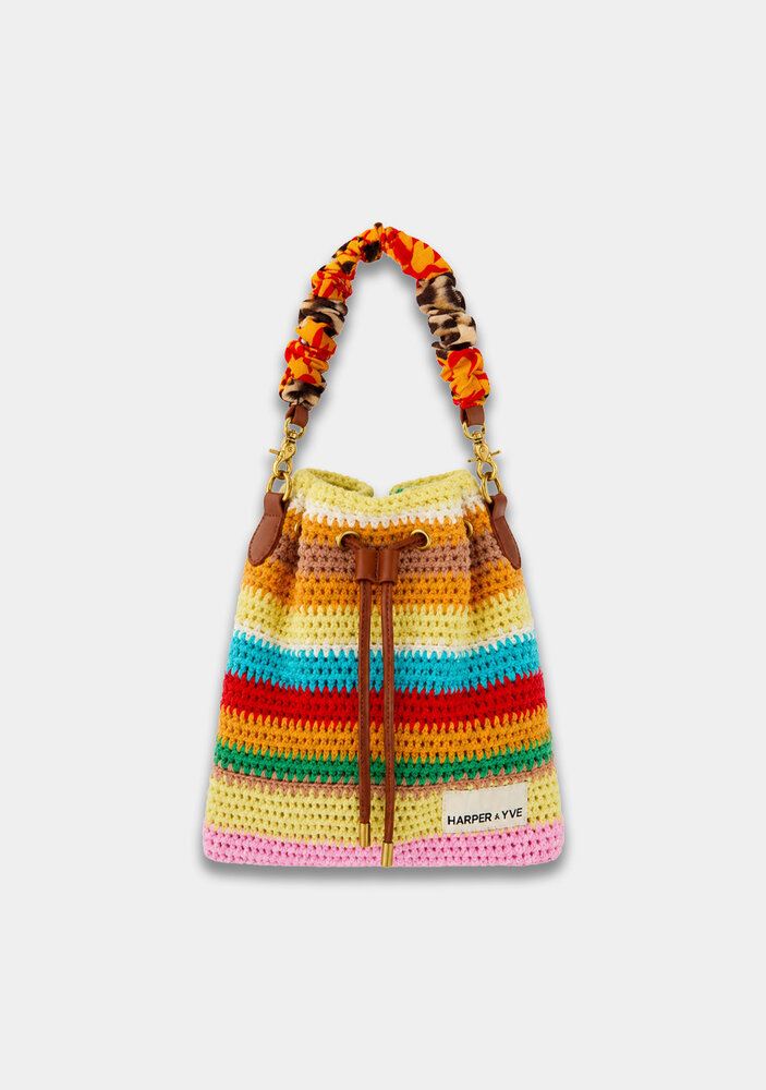 Harper & Yve Tas ||  Pim Bag || Multi Stripe