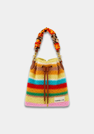Harper & Yve Tas ||  Pim Bag || Multi Stripe