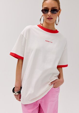 Harper & Yve T-shirt || Bum bum-SS || Ecru