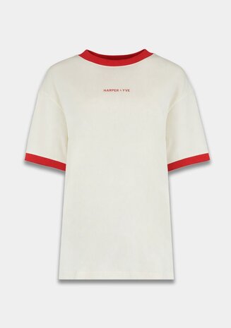 Harper & Yve T-shirt || Bum bum-SS || Ecru