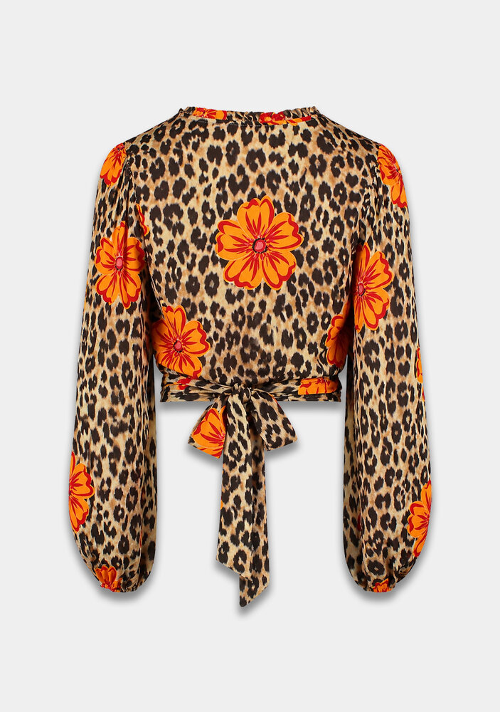 Harper & Yve Blouse || Flora-LS || Lexie Leopard Bloom