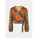 Harper & Yve Blouse || Flora-LS || Lexie Leopard Bloom