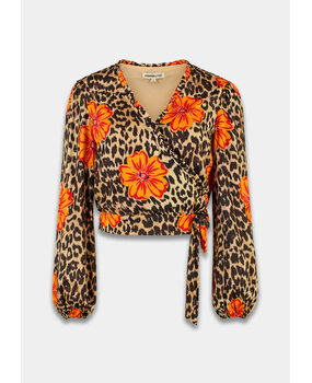 Harper & Yve Blouse || Flora-LS || Lexie Leopard Bloom