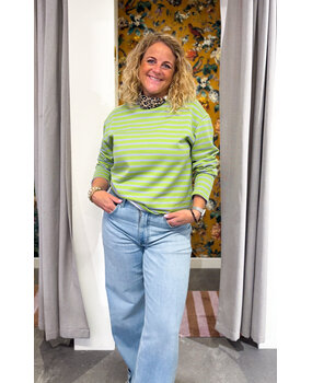JtS Top  || Streep 9974 || Green Lilac