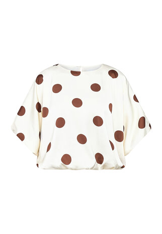 Sisterspoint Top || Gufo || Cream Brown