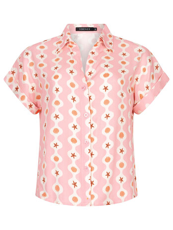 YDENCE Blouse ||  Tina || Pink Seashells