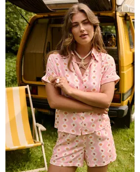 YDENCE Blouse || Tina || Pink Seashells YDENCE Blouse || Tina || Pink Seashells