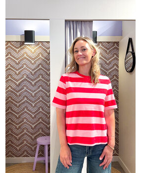 JtS T-shirt  || 9181 || Red + Pink