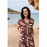 &Co women Maxi Jurk || Liva || Claret &Co women Maxi Jurk || Liva || Claret