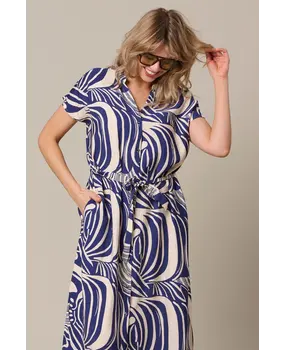&Co women Maxi jurk || Liva || Blue &Co women Maxi jurk || Liva || Blue