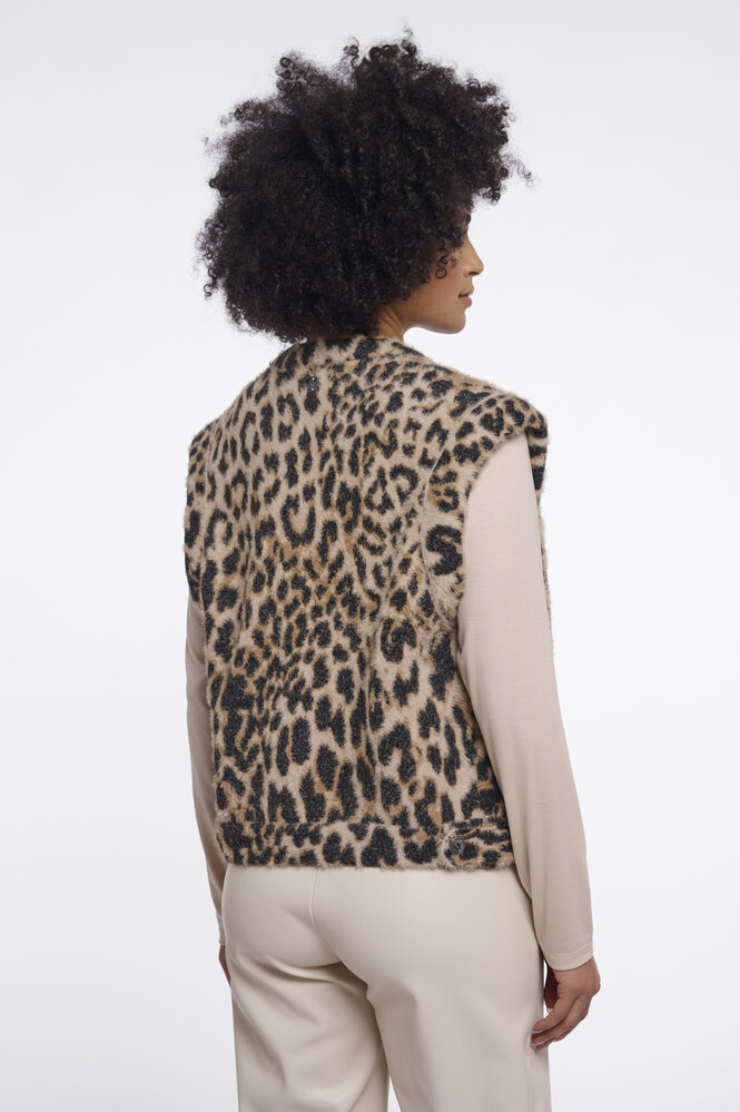 Rino&Pelle Gilet || Elona || Light leopard