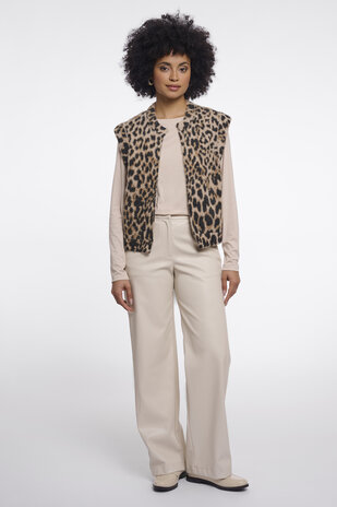 Rino&Pelle Gilet || Elona || Light leopard