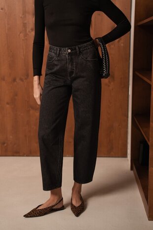 Oraije Barrel jeans || Bony  || Antracite