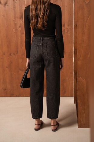 Oraije Barrel jeans || Bony  || Antracite