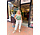Top | 5792 || Bruin / Zwart / Blauw en Groen