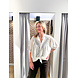 JtS Blouse kant || Wit / Ecru en Taupe JtS Blouse kant || Wit / Ecru en Taupe