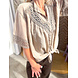 JtS Blouse kant || Wit / Ecru en Taupe JtS Blouse kant || Wit / Ecru en Taupe