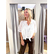 JtS Blouse kant || Wit / Ecru en Taupe JtS Blouse kant || Wit / Ecru en Taupe
