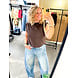JtS Top || 17212 || Bruin - Ecru - Bordeaux JtS Top || 17212 || Bruin - Ecru - Bordeaux