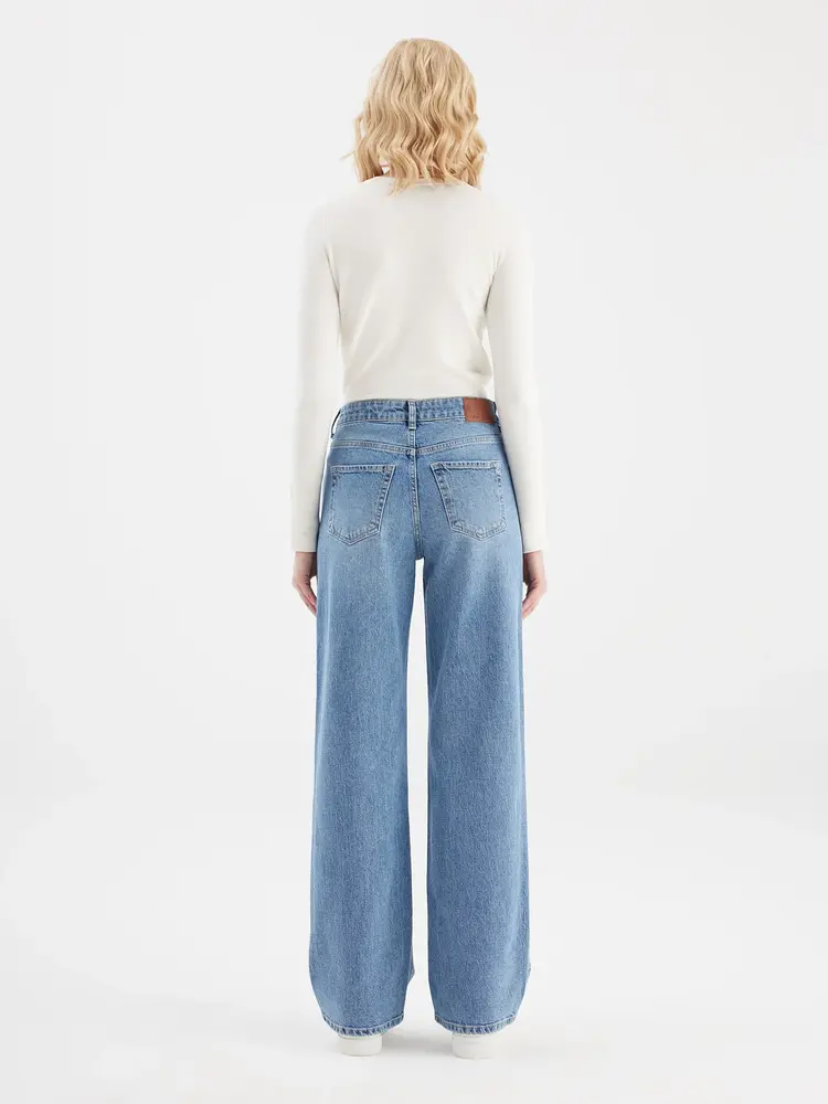 C.O.J Straight fit Jeans || Cora || Medium Blue