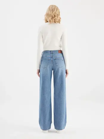 C.O.J Straight fit Jeans || Cora || Medium Blue