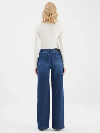 C.O.J Wid Leg Jean s|| Mira || Dark Blue