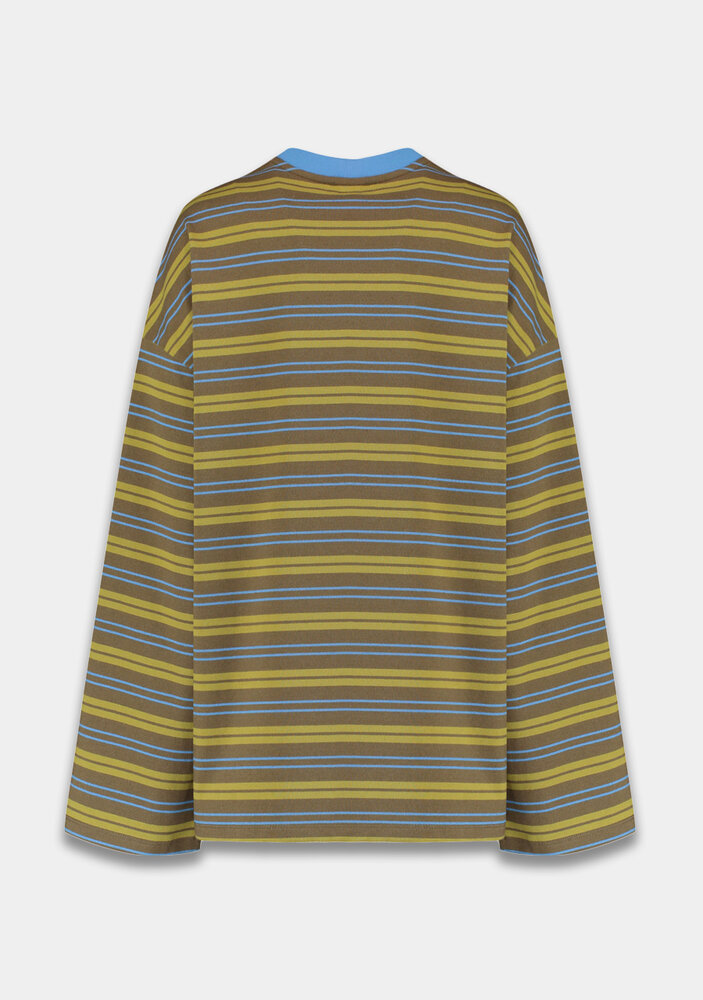 Harper & Yve Top || Tommy - LS || Blue Stripe