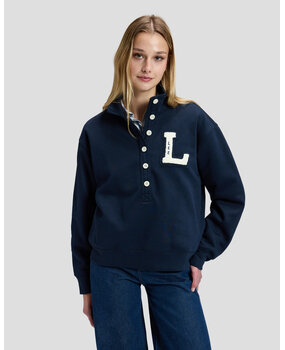 LEE Sweater ||  Popover || Rivet Navy