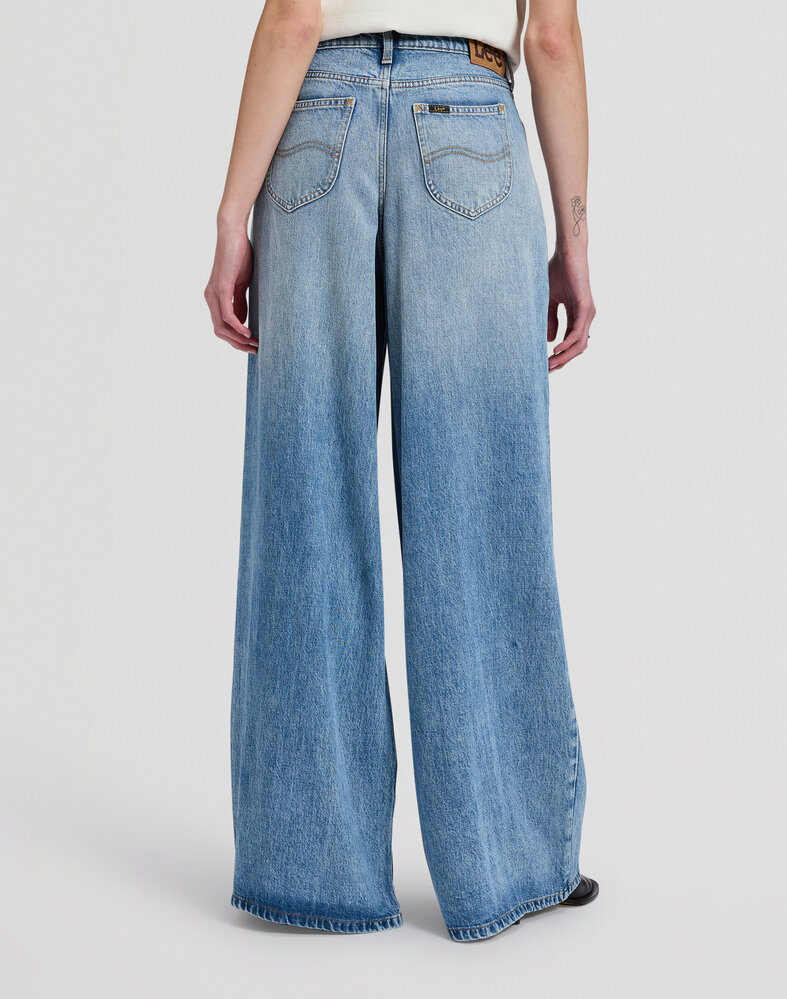 LEE Jeans || Pleated jean || Preppy Blue