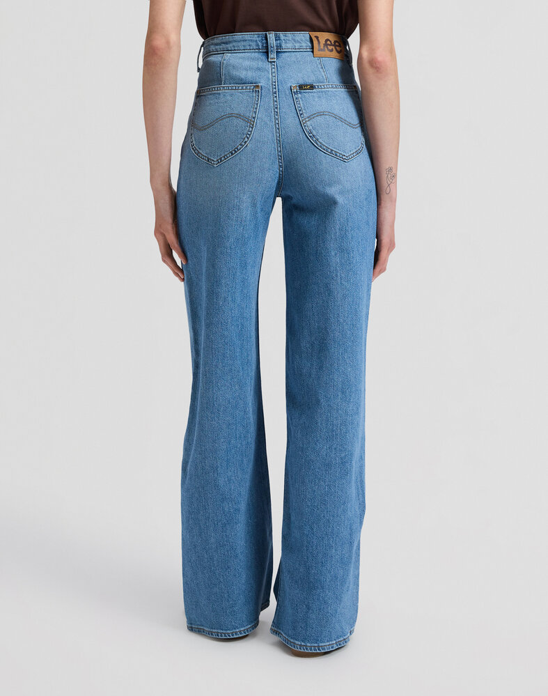 LEE Wide leg || Stella A Line ||  Budding Blue