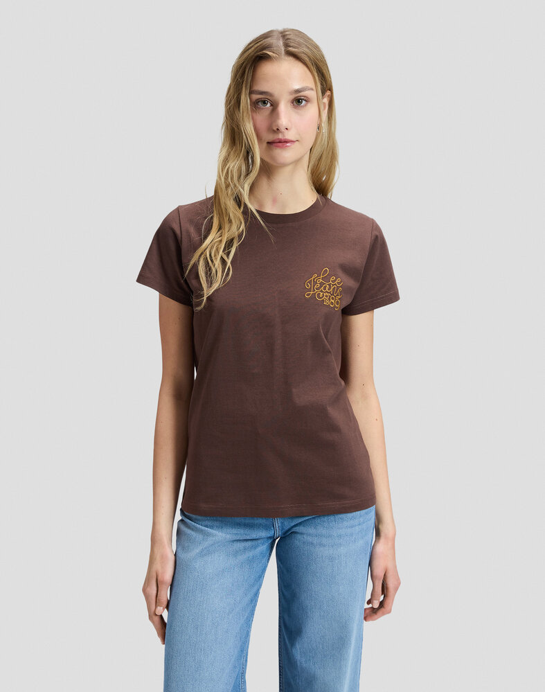 LEE T-shirt  || 89 Tee || Shaved Chocolate