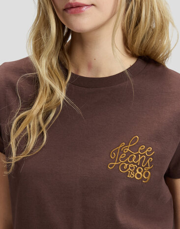 LEE T-shirt  || 89 Tee || Shaved Chocolate
