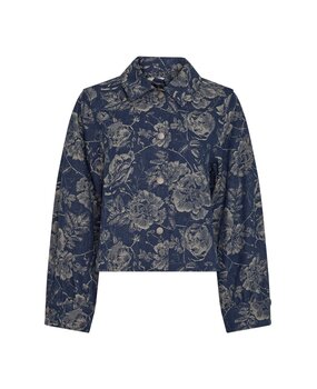 MSCH Copenhagen Jack | Tita Shirt || Mid Blue Flower