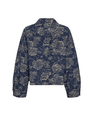MSCH Copenhagen Jack | Tita Shirt || Mid Blue Flower