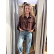 JtS Blouse || 31009 || Bruin, Taupe en Bordeaux JtS Blouse || 31009 || Bruin, Taupe en Bordeaux