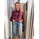 JtS Blouse || 31009 || Bruin, Taupe en Bordeaux JtS Blouse || 31009 || Bruin, Taupe en Bordeaux