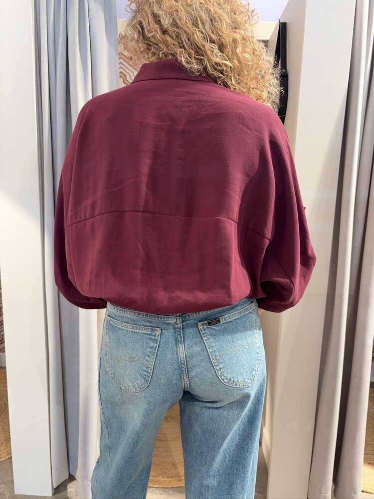 JtS Blouse || 31009 || Bruin, Taupe en Bordeaux JtS Blouse || 31009 || Bruin, Taupe en Bordeaux
