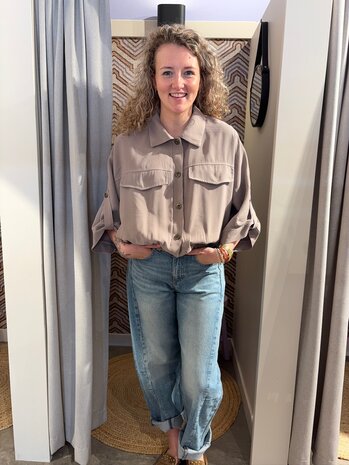 JtS Blouse || 31009 || Bruin, Taupe en Bordeaux JtS Blouse || 31009 || Bruin, Taupe en Bordeaux