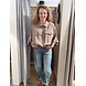 JtS Blouse || 31009 || Bruin, Taupe en Bordeaux JtS Blouse || 31009 || Bruin, Taupe en Bordeaux