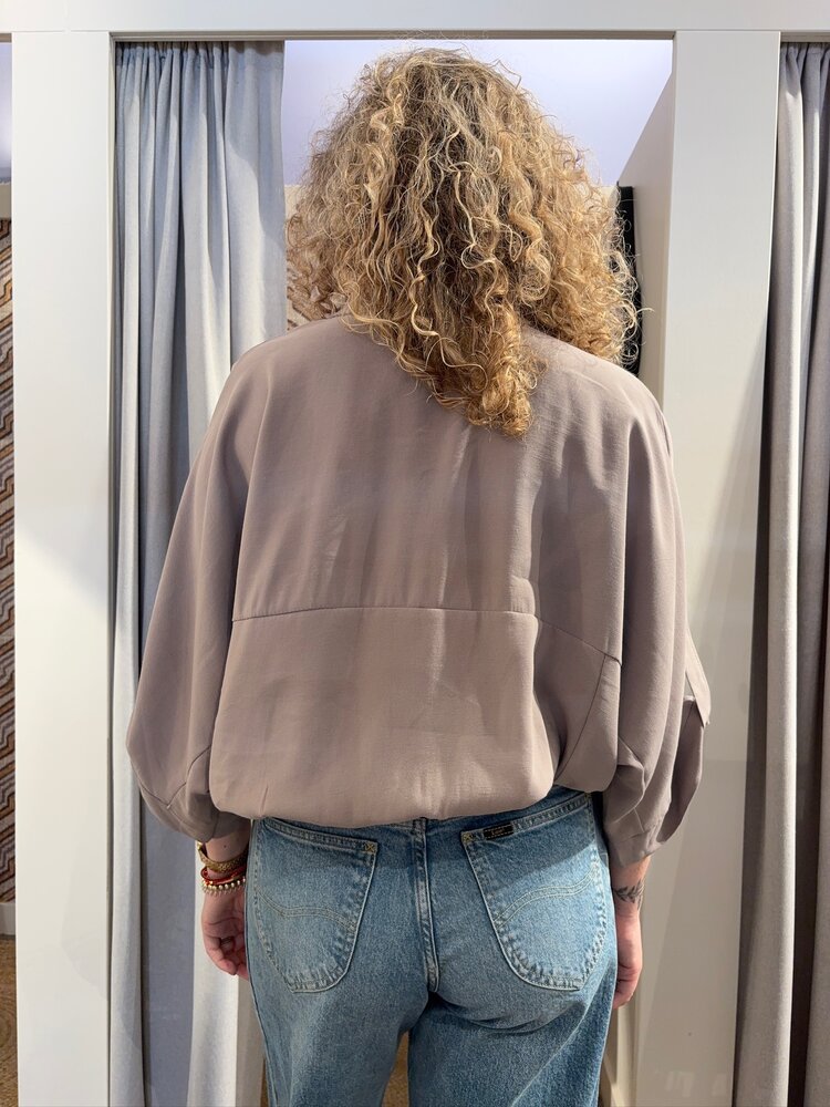 JtS Blouse || 31009 || Bruin, Taupe en Bordeaux JtS Blouse || 31009 || Bruin, Taupe en Bordeaux